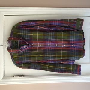 Gitman Bros "Vintage" Green Plaid Shirt
